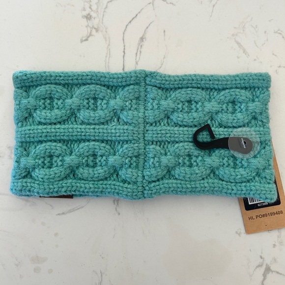 Knitted CC Woman’s Turquoise Winter Headband, Onse Size- NWT - Picture 4 of 5